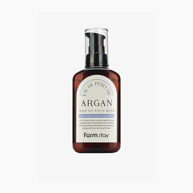 FARMSTAY-HAIR-ARGAN-OIL-WITH-WHITE-MUSK روغن آرگان فارم استی - تصویر 1