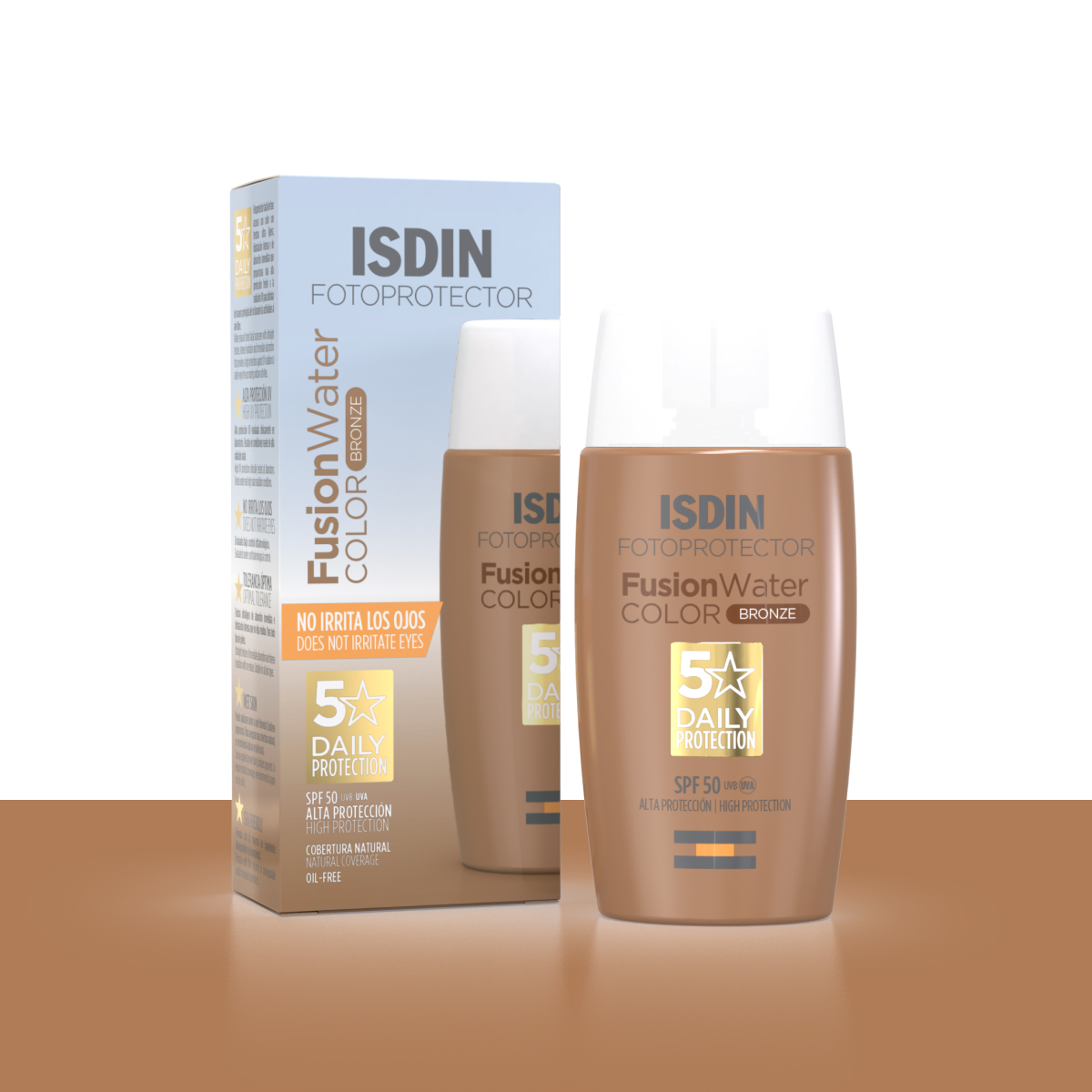کرم ضد آفتاب رنگی ایزدین رنگ Bronze حاوی SPF50 حجم 50 میل - تصویر 1