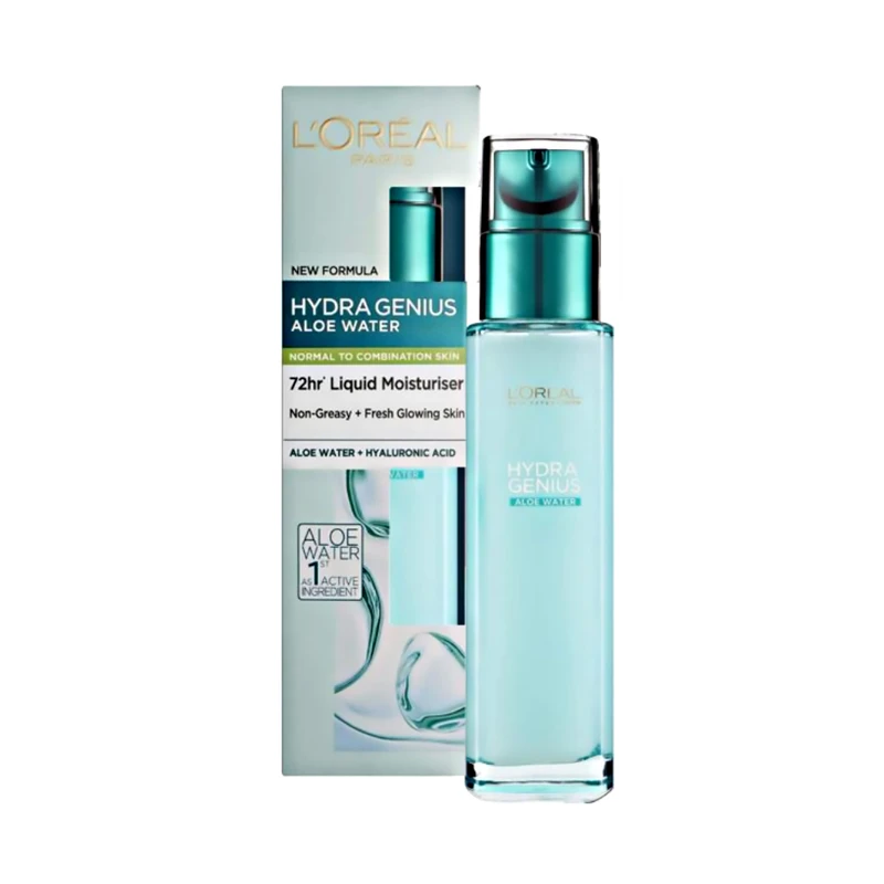 4afde296492ab1c6c0ccad8ba06eaa27f80636a6_1781170085 سرم مرطوبکننده و آبرسان ۷۲ ساعته مدل Hydra Genius Aloe Water مناسب پوست نرمال تا خشک - تصویر 1