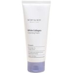فوم شستشوی صورت کلاژن و نیاسینامید مری اند می MARY & MAY White Collagen Cleansing Foam 150ml